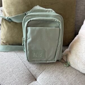 BEIS Slate Blue Sport Sling Crossbody Bag